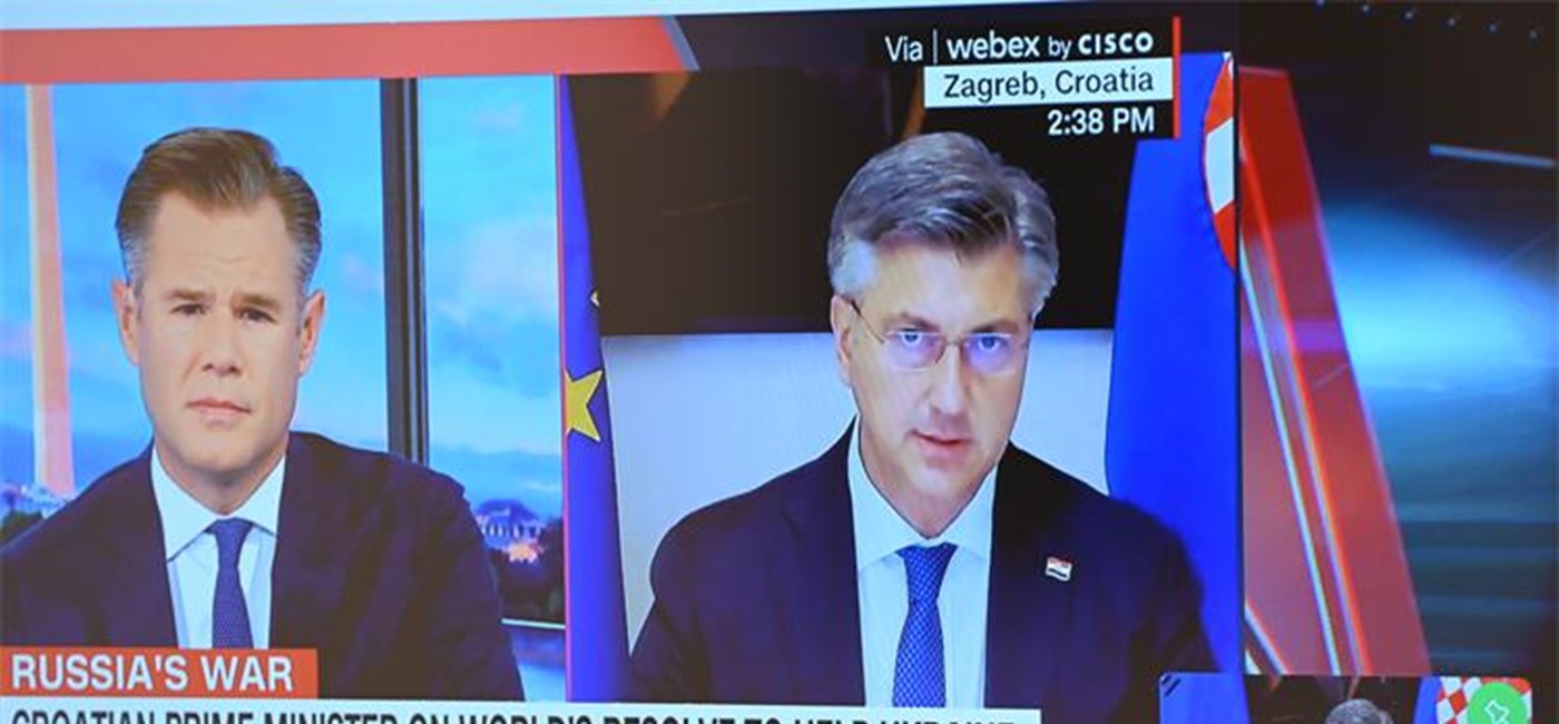 Plenković za CNN: Posjet Nancy Pelosi poslao snažan signal predanosti SAD-a pružanju potpore Ukrajini 